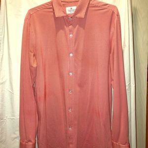 Mizzen Main red gingham long sleeve shirt